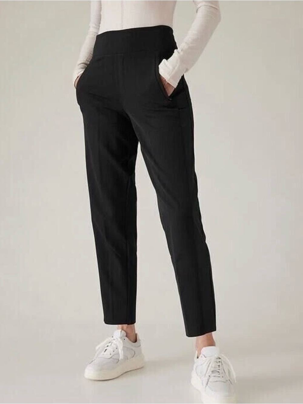 ATHLETA Endless Satin Side Stripe Pant - 14